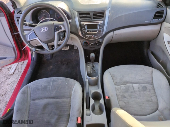 2017 Hyundai Accent SE with VIN KMHCT5AE7HU325319, listed as a Copart auction lot 48227615 with 117,000 mi miles and Salvage Title. Bid and sale history available at carsss.com. Image 8.
