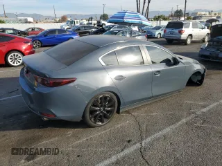 2024 Mazda 3 S Carbon Edition with VIN 3MZBPBCM5RM421427, listed as a Copart auction lot 83070144 with 684 mi miles and Salvage title. Bid and sale history available at DreamBid. Image 3.