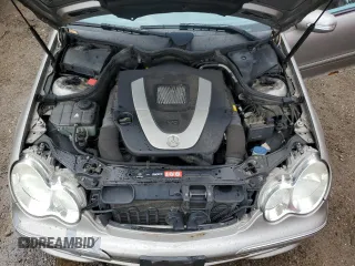 2007 Mercedes-Benz C 230 Sport with VIN WDBRF52H77E024054, listed as a Copart auction lot 54366155 with 99,409 mi miles and Clean Title. Bid and sale history available at DreamBid. Image 11.