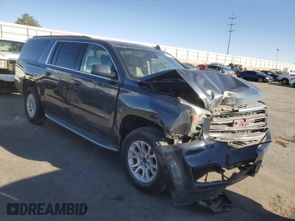 2019 GMC Yukon XL SLT with VIN 1GKS2GKC3KR296430, listed as a Copart auction lot 49179235 with 41,647 mi miles and Salvage title. Bid and sale history available at DreamBid. Image 4.