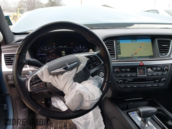 2018 Genesis G80 Sport z VIN KMHGN4JB6JU222877, wystawiony jako IAAI lot #41364724 z przebiegiem 133 550 mil mil oraz . Historia ofert i sprzedaży dostępna na DreamBid. Obrazek 19.