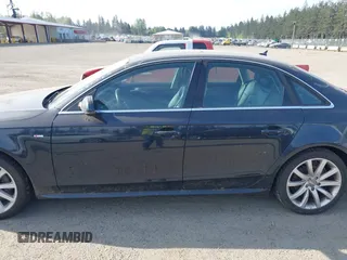 2014 Audi A4 Premium with VIN WAUBFAFL4EN023707, listed as a IAAI auction lot 42106681 with 116,740 mi miles. Bid and sale history available at carsss.com. Image 14.
