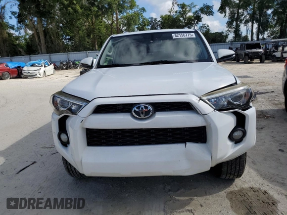 2016 Toyota 4Runner SR5 with VIN JTEZU5JR6G5142934, listed as a Copart auction lot 62156775 with 208,875 mi miles and Clean title. Bid and sale history available at DreamBid. Image 5.