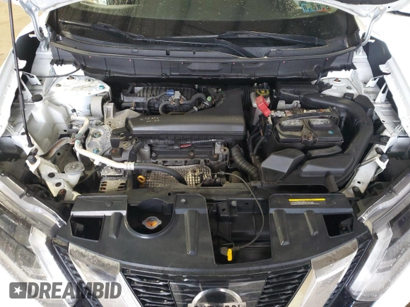 2017 Nissan Rogue SV with VIN KNMAT2MV3HP575466, listed as a Copart auction lot 51775755 with 133,224 mi miles and Salvage Title. Bid and sale history available at carsss.com. Image 12.