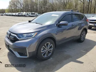 2022 Honda CR-V EX z VIN 2HKRW2H56NH615518, wystawiony jako Copart lot #53866555 z przebiegiem 34 974 mil mil oraz Szkoda całkowita • Salvage title. Historia ofert i sprzedaży dostępna na DreamBid. Obrazek 1.
