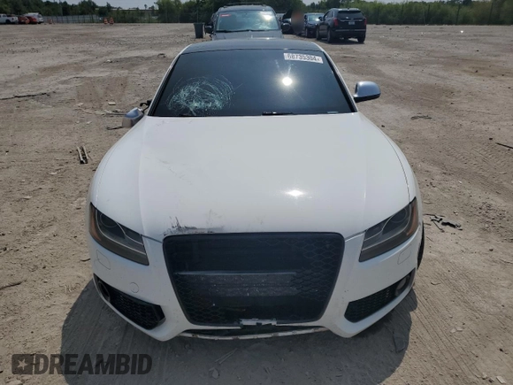 2008 Audi S5 with VIN WAURV78T38A030872, listed as a Copart auction lot 68735304 with 120,931 mi miles and Salvage Title. Bid and sale history available at carsss.com. Image 5.