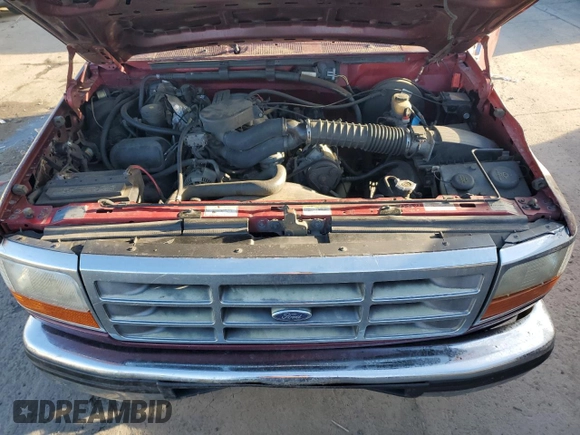 1996 Ford Bronco Custom with VIN 1FMEU15HXTLA00505, listed as a Copart auction lot 48621395 with 178,614 mi miles and Salvage Title. Bid and sale history available at DreamBid. Image 12.