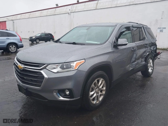 2019 Chevrolet Traverse LT Cloth with VIN 1GNEVGKW5KJ294534, listed as a IAAI auction lot 41241856 with 61,116 mi miles. Bid and sale history available at carsss.com. Image 2.