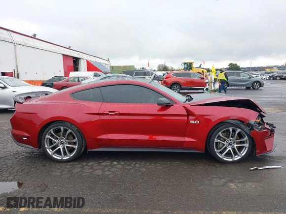 2019 Ford Mustang GT with VIN 1FA6P8CF8K5172826, listed as a IAAI auction lot 41711529 with 41,184 mi miles. Bid and sale history available at carsss.com. Image 13.