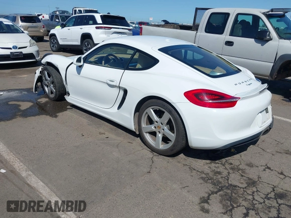 2015 Porsche Cayman with VIN WP0AA2A86FK163282, listed as a IAAI auction lot 42001118 with 101,495 mi miles and . Bid and sale history available at DreamBid. Image 3.