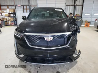 2023 Cadillac XT6 AWD Premium Luxury with VIN 1GYKPFRS3PZ121942, listed as a Copart auction lot 46489545 with 35,453 mi miles and Salvage Title. Bid and sale history available at carsss.com. Image 5.