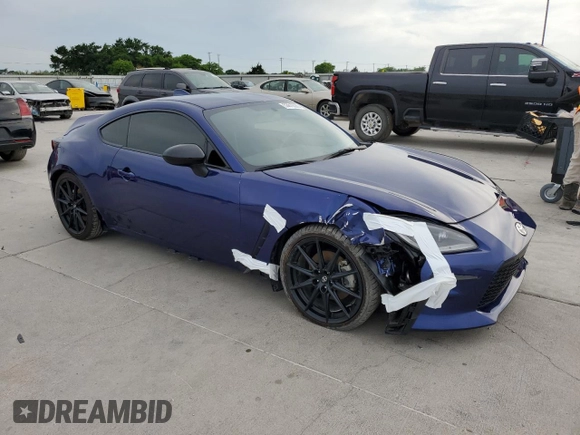 2023 Toyota 86 Premium with VIN JF1ZNBE15P9750091, listed as a Copart auction lot 53610385 with 6,029 mi miles and Salvage Title. Bid and sale history available at DreamBid. Image 4.