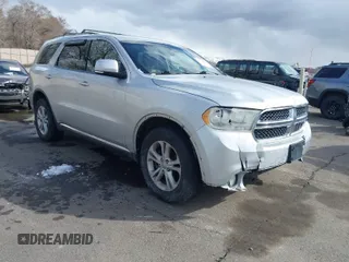 2011 Dodge Durango Crew with VIN 1D4RE4GG7BC732410, listed as a IAAI auction lot 41764384 with 161,083 mi miles and . Bid and sale history available at carsss.com. Image 1.