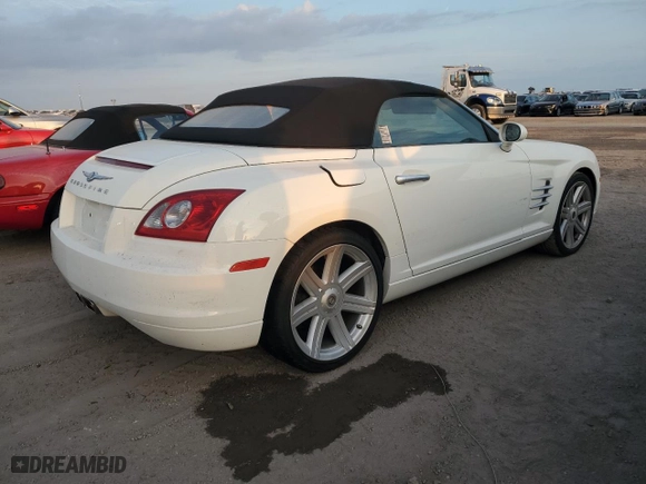 2006 Chrysler Crossfire Limited with VIN 1C3AN65L66X062521, listed as a Copart auction lot 76630344 with 0 miles and Salvage Title. Bid and sale history available at carsss.com. Image 3.