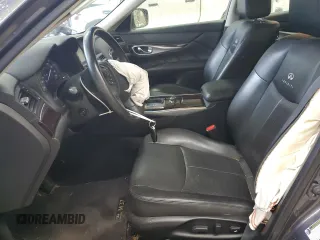 2013 Infiniti M with VIN JN1BY1AR3DM603157, listed as a Copart auction lot 73196754 with 77,332 mi miles and Salvage Title. Bid and sale history available at DreamBid. Image 7.