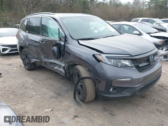 2022 Honda Pilot Special Edition with VIN 5FNYF6H26NB091391, listed as a IAAI auction lot 41685226 with 14,019 mi miles. Bid and sale history available at carsss.com. Image 1.