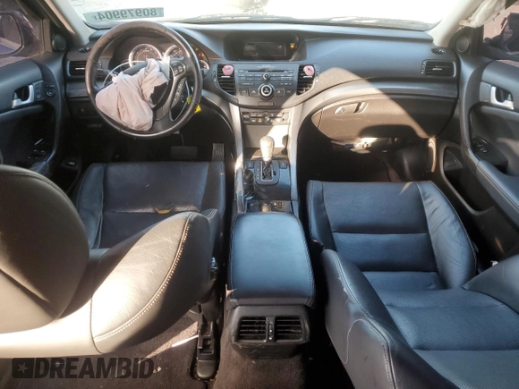 2011 Acura TSX with VIN JH4CU2F61BC005233, listed as a Copart auction lot 80979904 with 152,234 mi miles and Salvage title. Bid and sale history available at DreamBid. Image 8.