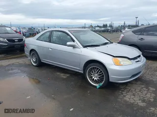 2001 Honda Civic EX with VIN 1HGEM229X1L115109, listed as a IAAI auction lot 41496363 with 227,728 mi miles. Bid and sale history available at carsss.com. Image 1.