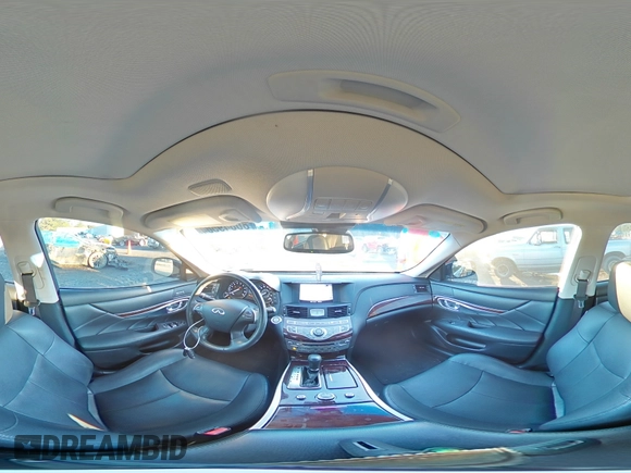 2018 Infiniti Q70 Luxe with VIN JN1BY1PR3JM370674, listed as a Copart auction lot 80849564 with 68,702 mi miles and Salvage title. Bid and sale history available at DreamBid. Image 12.