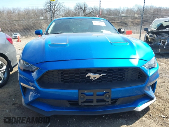 2019 Ford Mustang EcoBoost with VIN 1FA6P8TH8K5185206, listed as a IAAI auction lot 41749783 with 63,566 mi miles and . Bid and sale history available at carsss.com. Image 12.