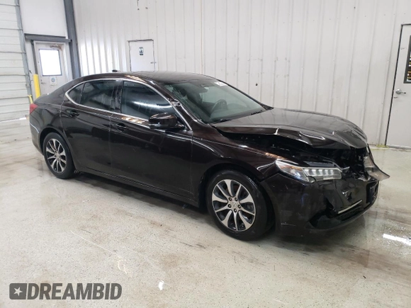 2015 Acura TLX Technology with VIN 19UUB1F5XFA009328, listed as a Copart auction lot 49670035 with Not Provided miles and Clean Title. Bid and sale history available at DreamBid. Image 4.