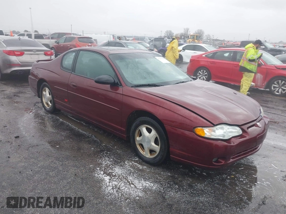 2001 Chevrolet Monte Carlo SS with VIN 2G1WX15K319253951, listed as a IAAI auction lot 41416935 with 283,164 mi miles. Bid and sale history available at carsss.com. Image 1.