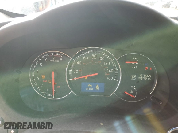 2014 Nissan Maxima SV with VIN 1N4AA5AP7EC440092, listed as a Copart auction lot 46334565 with 167,669 mi miles and Salvage Title. Bid and sale history available at DreamBid. Image 9.