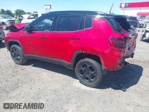 2023 Jeep Compass Trailhawk с VIN 3C4NJDDN4PT508324, выставлен на аукционе IAAI как лот 42266062 с пробегом 26 346 миль миль и . История ставок и продаж доступна на DreamBid. Изображение 3.