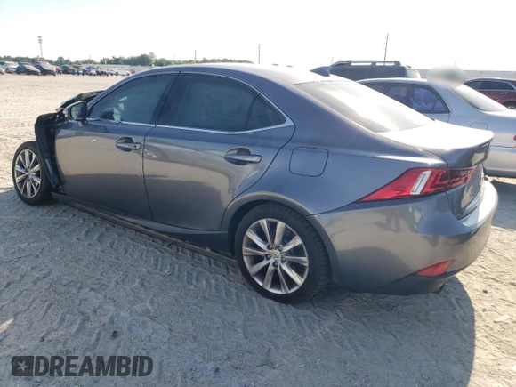 2015 Lexus IS 250 with VIN JTHBF1D28F5079775, listed as a Copart auction lot 57667535 with 182,851 mi miles and Non repairable. Bid and sale history available at DreamBid. Image 2.
