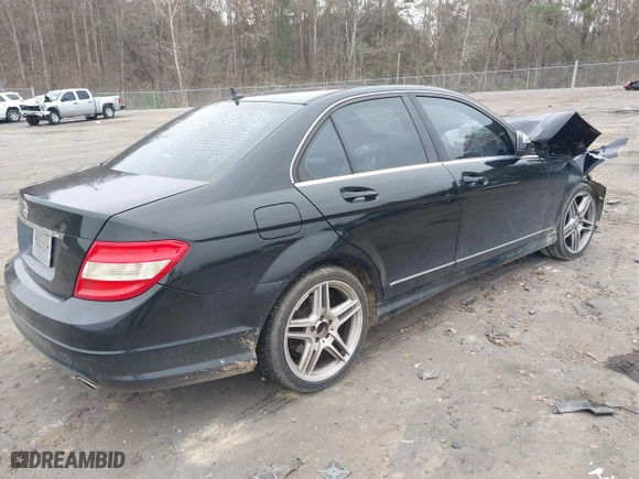 2009 Mercedes-Benz C-Class 3.0L Sport with VIN WDDGF54X59R050814, listed as a IAAI auction lot 41354847 with 144,945 mi miles. Bid and sale history available at carsss.com. Image 4.