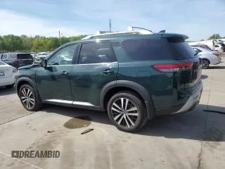 2024 Nissan Pathfinder Platinum with VIN 5N1DR3DJ2RC302683, listed as a Copart auction lot 53794565 with 1,101 mi miles and Salvage title. Bid and sale history available at DreamBid. Image 2.