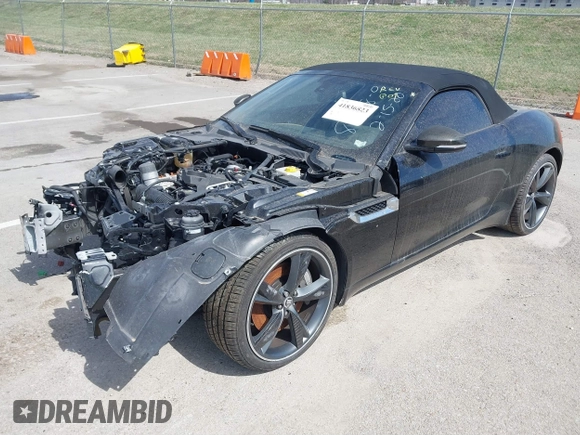 2014 Jaguar F-Type V6 with VIN SAJWA6E75E8K02116, listed as a IAAI auction lot 41836823 with Not Provided miles and . Bid and sale history available at DreamBid. Image 2.