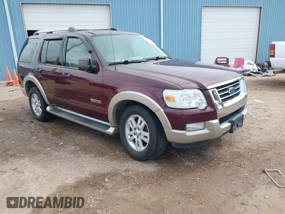 2006 Ford Explorer Eddie Bauer with VIN 1FMEU74E16UA41632, listed as a IAAI auction lot 42624829 with 195,201 mi miles and . Bid and sale history available at DreamBid. Image 1.