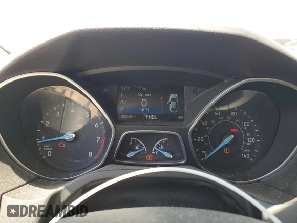2018 Ford Focus SE z VIN 1FADP3F22JL265175, wystawiony jako Copart lot #62916255 z przebiegiem 90 348 mil mil oraz Szkoda całkowita • Salvage title. Historia ofert i sprzedaży dostępna na DreamBid. Obrazek 9.