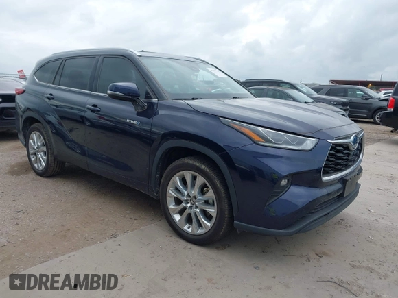 2020 Toyota Highlander Hybrid Limited with VIN 5TDYARAH3LS002884, listed as a IAAI auction lot 42457742 with 37,375 mi miles and . Bid and sale history available at DreamBid. Image 1.