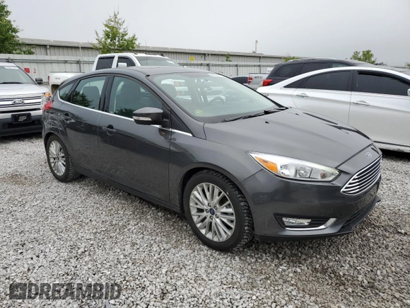 2018 Ford Focus Titanium with VIN 1FADP3N2XJL232751, listed as a Copart auction lot 58361415 with 31,542 mi miles and Salvage title. Bid and sale history available at DreamBid. Image 4.