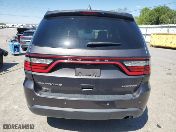 2014 Dodge Durango Limited with VIN 1C4RDHDG8EC476911, listed as a Copart auction lot 53350295 with 95,287 mi miles and Salvage Title. Bid and sale history available at carsss.com. Image 6.