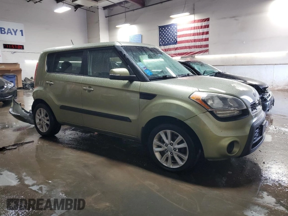 2012 Kia Soul + with VIN KNDJT2A68C7367105, listed as a Copart auction lot 43276985 with 152,107 mi miles and Salvage Title. Bid and sale history available at carsss.com. Image 4.