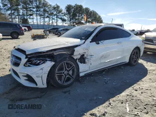 2021 Mercedes-Benz C 43 AMG with VIN W1KWJ6EB9MG094080, listed as a Copart auction lot 88335805 with 31,142 mi miles and Salvage title. Bid and sale history available at DreamBid. Image 1.