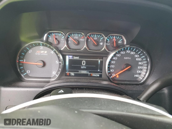 2014 Chevrolet Silverado 1500 LTZ with VIN 1GCVKSECXEZ229366, listed as a Copart auction lot 48954175 with 115,690 mi miles and Non Repairable. Bid and sale history available at DreamBid. Image 9.