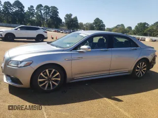 2020 Lincoln Continental Standard with VIN 1LN6L9PK5L5603008, listed as a Copart auction lot 74313684 with 83,251 mi miles and Salvage Title. Bid and sale history available at carsss.com. Image 1.