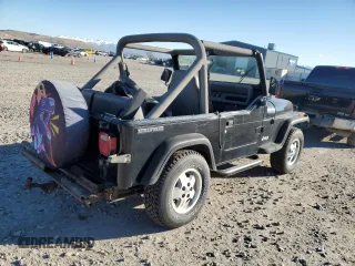 1990 Jeep Wrangler with VIN 2J4FY29T6LJ550320, listed as a Copart auction lot 46755415 with 148,103 mi miles and Clean Title. Bid and sale history available at carsss.com. Image 3.