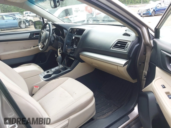 2015 Subaru Outback Premium z VIN 4S4BSADC2F3327614, wystawiony jako IAAI lot #42462373 z przebiegiem 82 695 mil mil oraz . Historia ofert i sprzedaży dostępna na DreamBid. Obrazek 5.