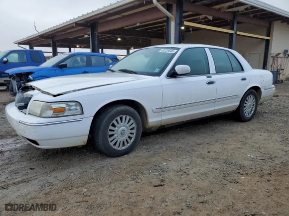 2008 Mercury Grand Marquis LS with VIN 2MEFM75VX8X606901, listed as a Copart auction lot 43228645 with 164,380 mi miles and Non Repairable. Bid and sale history available at carsss.com. Image 1.