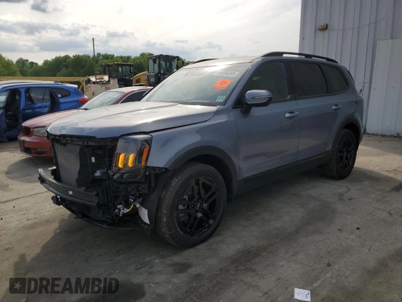 2024 Kia Telluride EX с VIN 5XYP3DGC7RG455996, выставлен на аукционе Copart как лот 54896095 с пробегом 25 362 миль миль и Списание • Salvage title. История ставок и продаж доступна на DreamBid. Изображение 1.