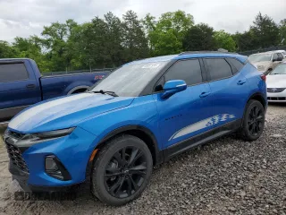 2020 Chevrolet Blazer RS with VIN 3GNKBKRS7LS561822, listed as a Copart auction lot 58831935 with 76,069 mi miles and Salvage title. Bid and sale history available at DreamBid. Image 1.