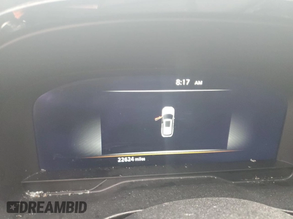 2025 Infiniti QX60 Luxe with VIN 5N1AL1FS8SC333957, listed as a Copart auction lot 57148515 with 22,624 mi miles and Salvage title. Bid and sale history available at DreamBid. Image 9.