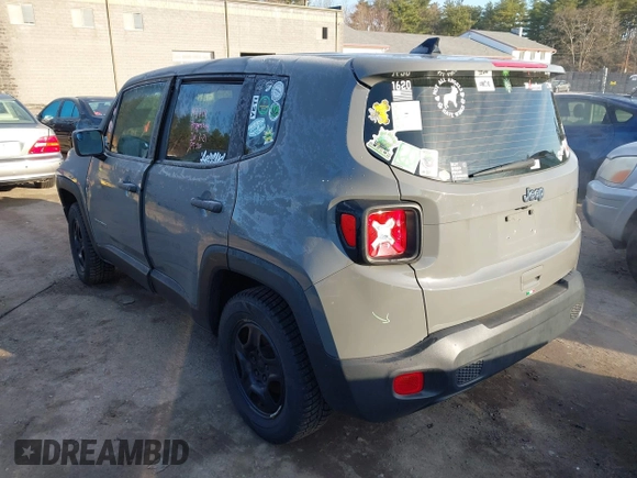 2020 Jeep Renegade Jeepster with VIN ZACNJBAB4LPL22263, listed as a IAAI auction lot 41999042 with 98,934 mi miles and . Bid and sale history available at DreamBid. Image 15.