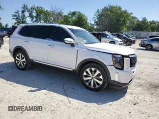 2022 Kia Telluride S with VIN 5XYP6DHC3NG241541, listed as a Copart auction lot 52464045 with 95,210 mi miles and Salvage title. Bid and sale history available at DreamBid. Image 4.