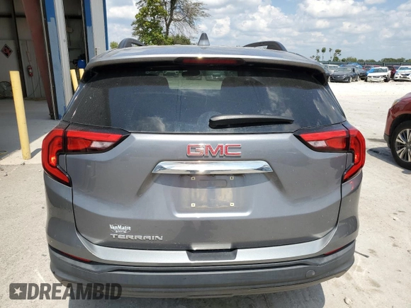 2021 GMC Terrain SLE with VIN 3GKALMEV0ML357375, listed as a Copart auction lot 68809014 with 73,186 mi miles and Salvage title. Bid and sale history available at DreamBid. Image 6.